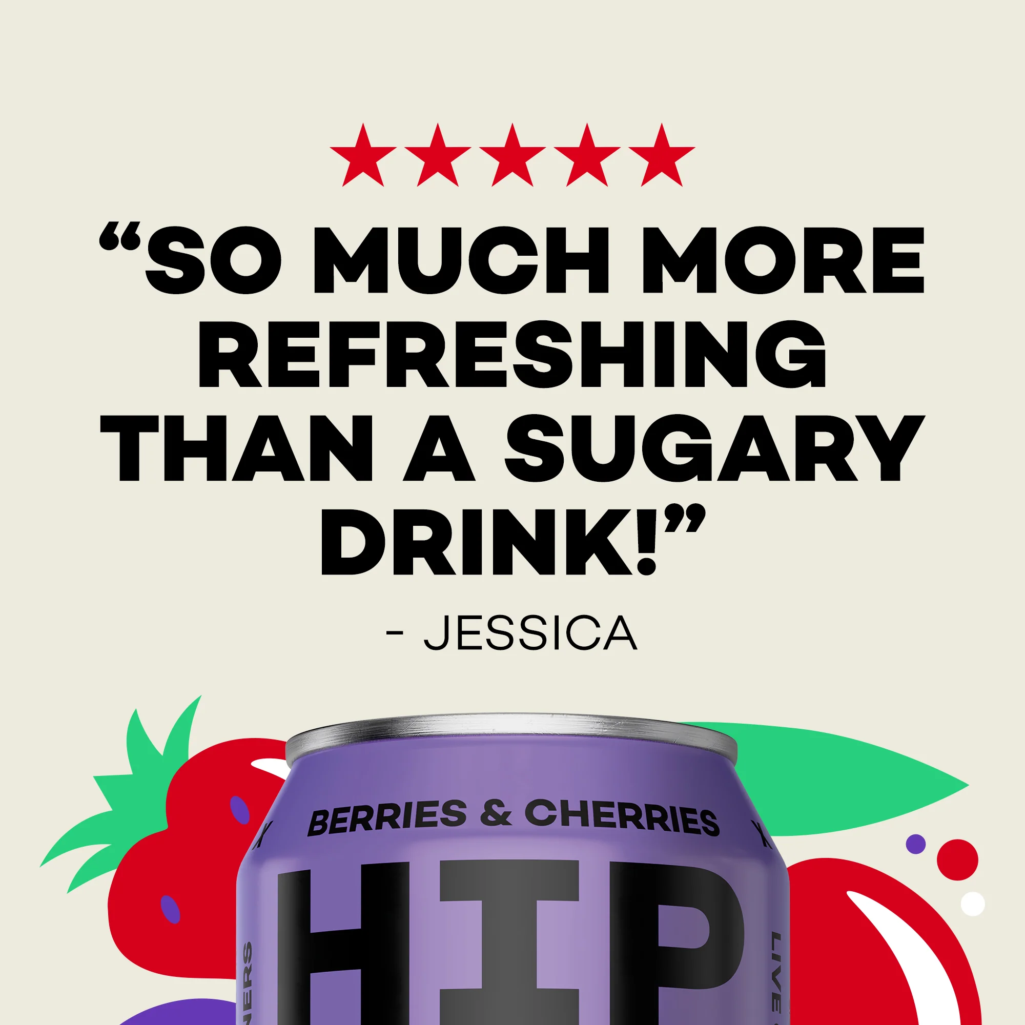 Berries & Cherries Soda - 330ml Cans - Image 5