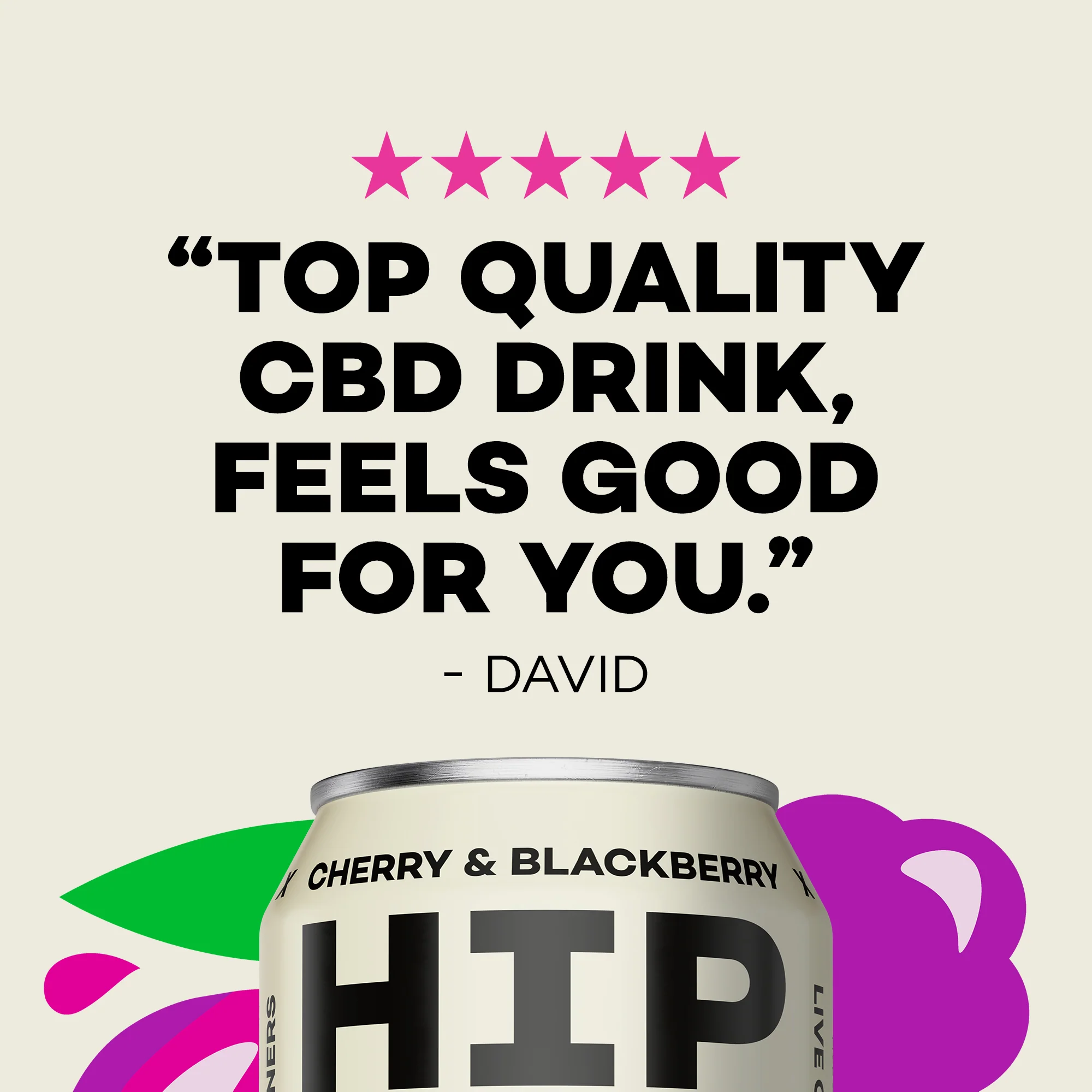 Cherry & Blackberry CBD Kombucha - 330ml Cans - Image 5