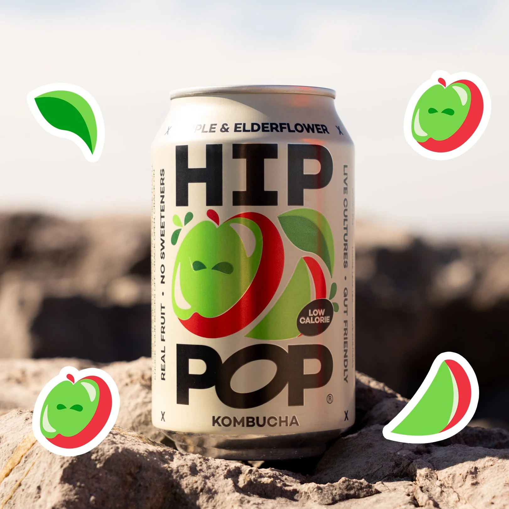 Apple & Elderflower Kombucha - 330ml Cans - Image 4