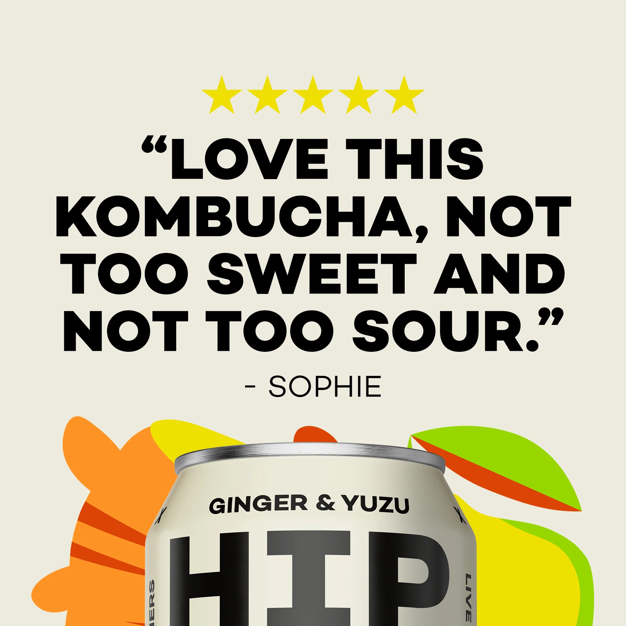 Ginger & Yuzu Kombucha - 330ml Cans - Image 5