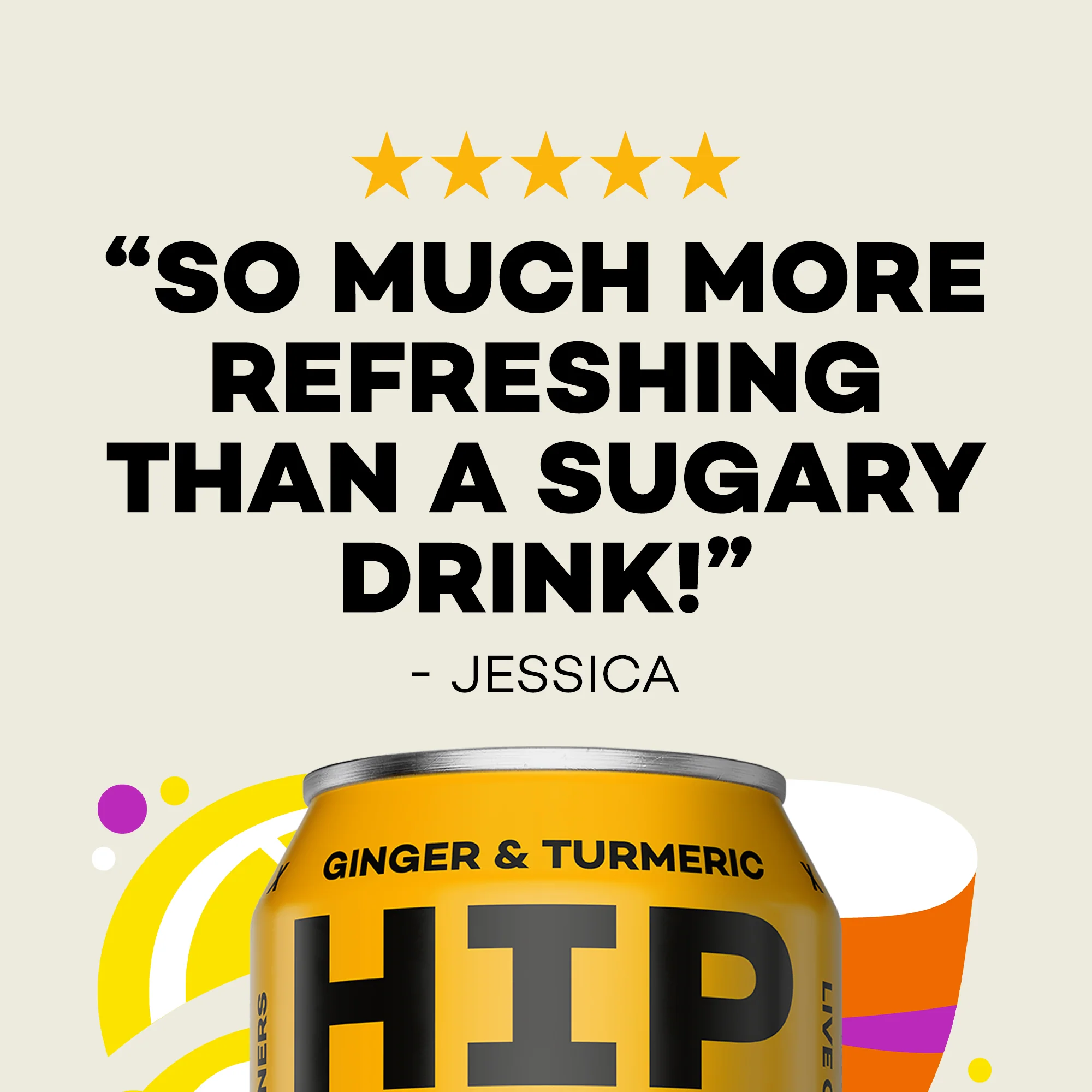 Ginger & Turmeric Soda - 330ml Cans - Image 5